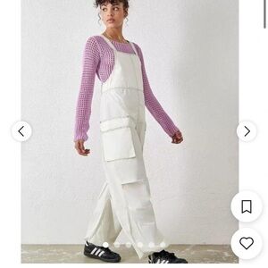 BDG Cynthia Cargo Utility Overall Magnolia Perl